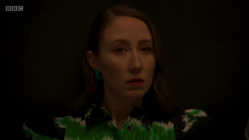 I suppose that's when she realised what she was about to do