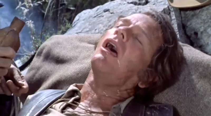 I sure hate to waste good liquor on a dead man