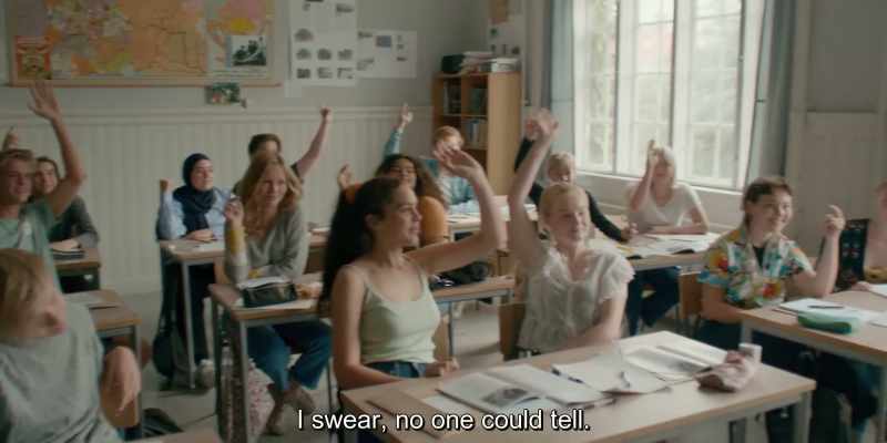 I swear, no one could tell