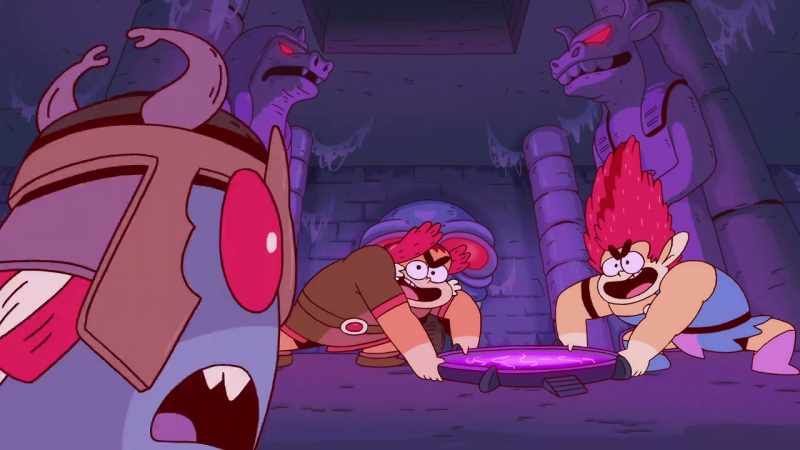 I take showers with cauldron goo. [grunts]