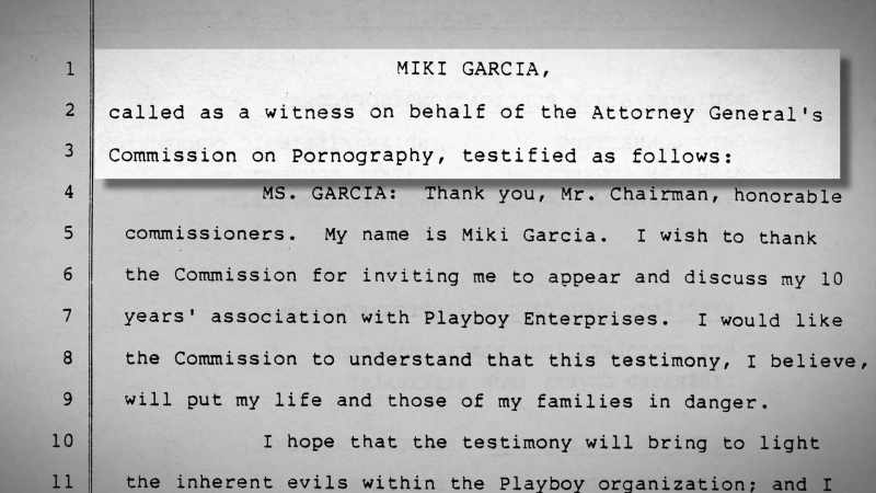 I testified about drugs