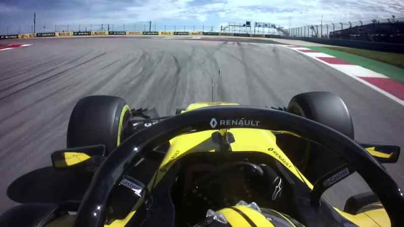 The Haas driver is giving it everything