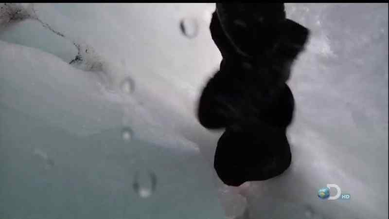 THE ICE HAS GIVEN WAY JUST ENOUGH
