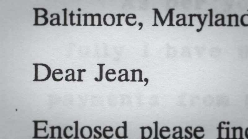 I had the letters from