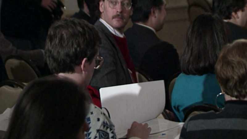 I was there as the Washington Post reporter