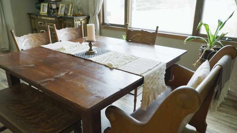 I think a lot of times when these dining tables