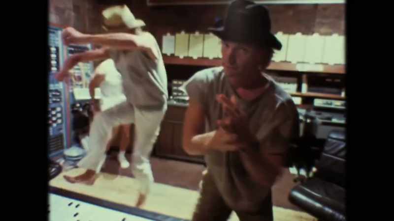 I think Andy was dancing on George's prized mixing desk