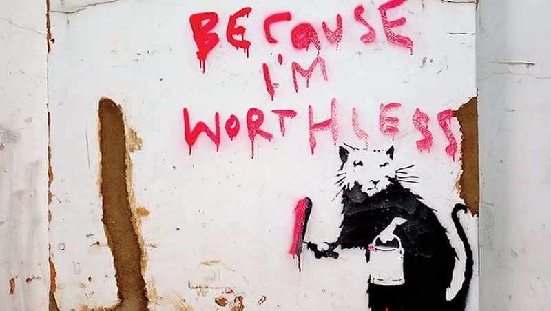 I think Banksy great. We needed a Banksy