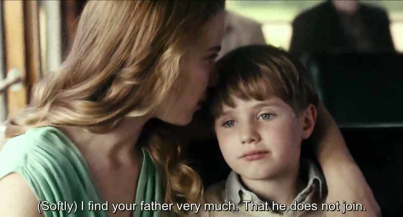 I think your father is very strong. that he does not join the party