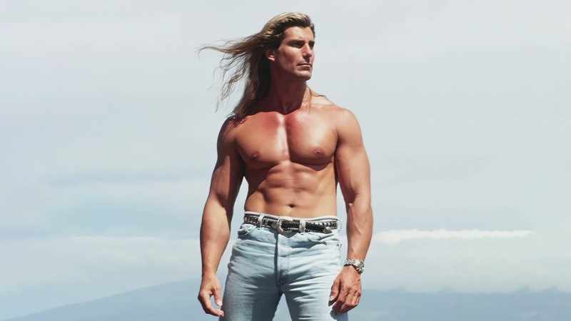 I think it was 1997, I met the romance model Fabio