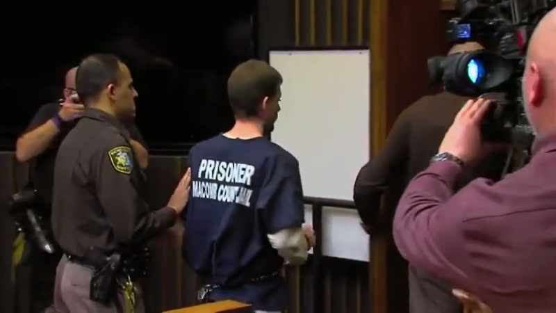 I think it was meant to be that he got caught