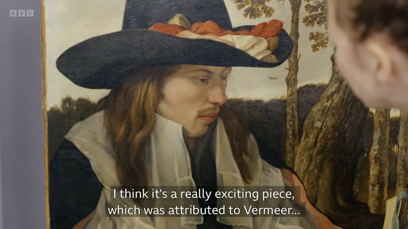 I think it's a really exciting piece, which was attributed to Vermeer