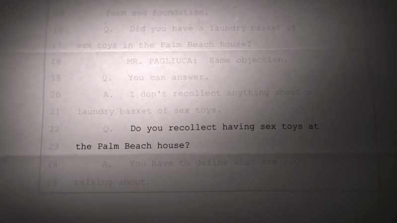 I think it's nonsense that in the deposition