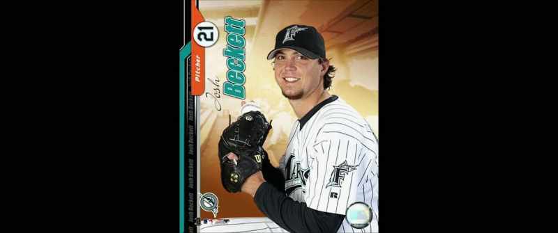 I think Josh Beckett was a pitcher for the Marlins
