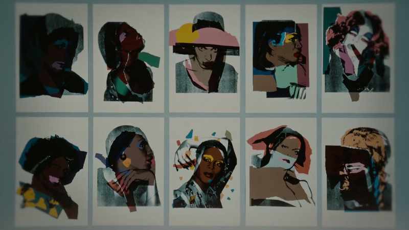 I think that series of paintings is so painterly