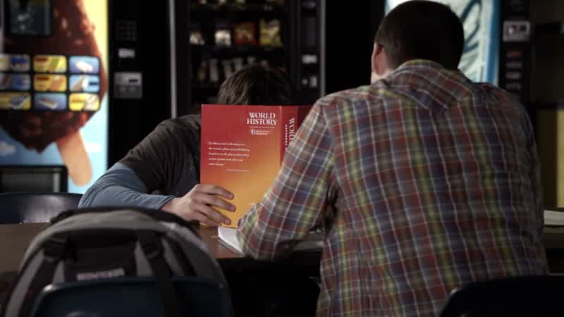 I think the book's making it more obvious