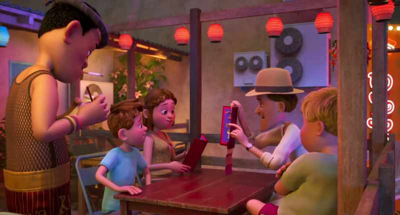 I think they're setting it on fire. -Uh, cola, please