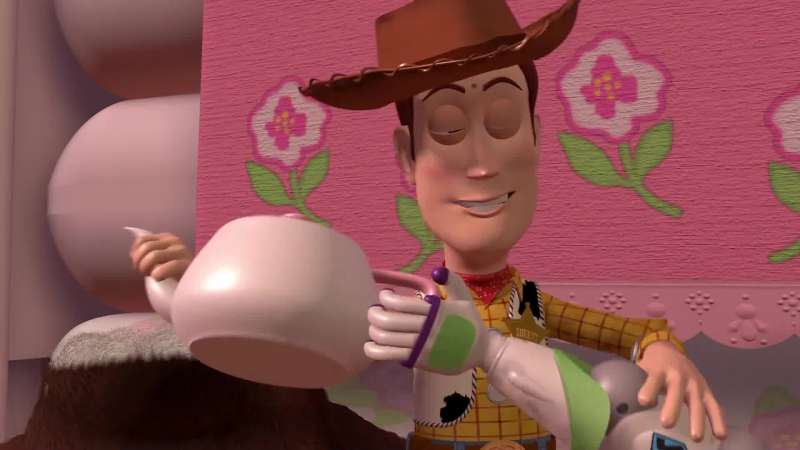 I think you've had enough tea for today
