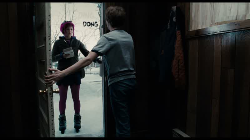 Doorbell rings Uh Scott PilgrimHi I was thinking about asking you outbut then I realized how stupid that would beSo do you want to go out sometimeUm no that's okayYou just need to sign for this all