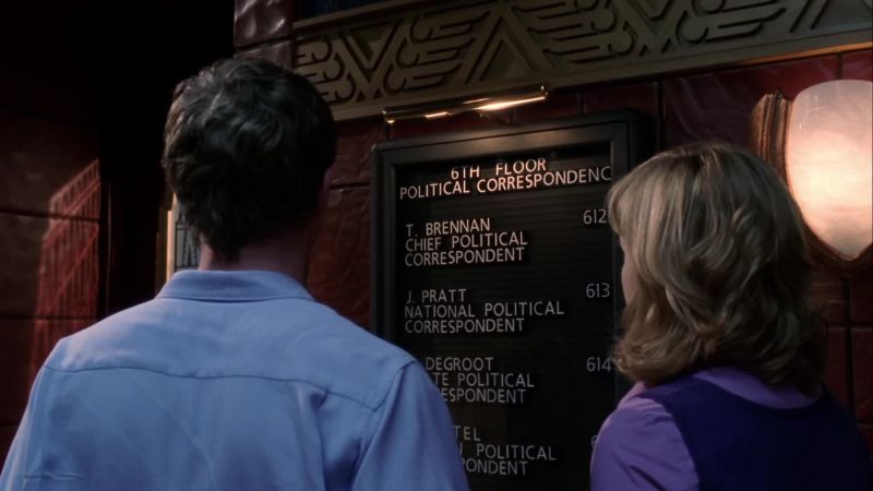 I was thinking more gossip column than political intrigue