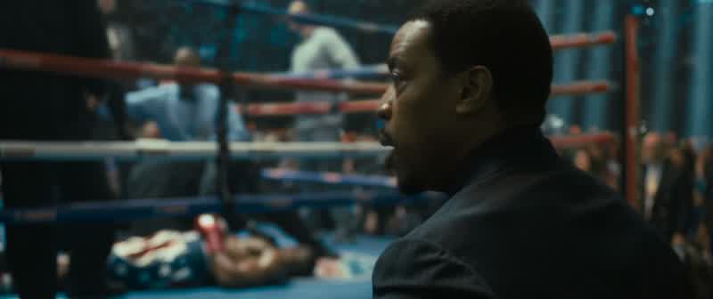 This arena is completely silent as the audience waits to see what will be the condition of young Adonis Creed