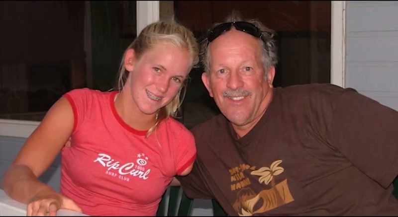 I told my dad, I want to do a surf contest, let's do this