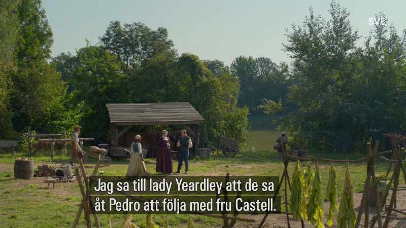 I told Lady Yeardley they had bid Pedro