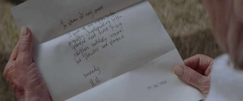 I told you, my handwriting is shit