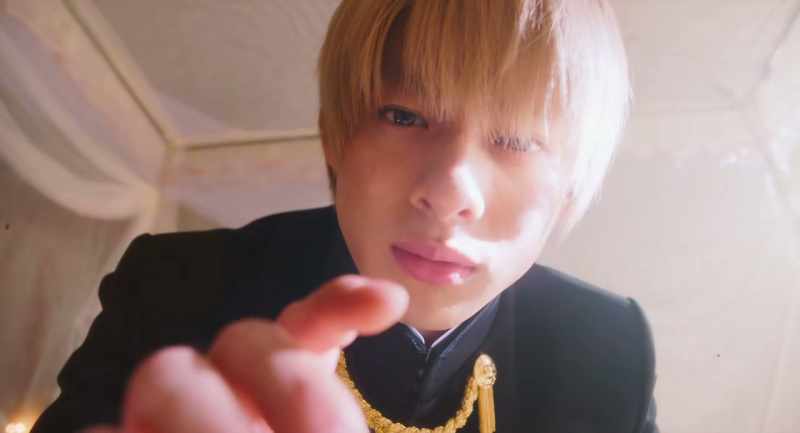 I touched lightly with my forefinger
