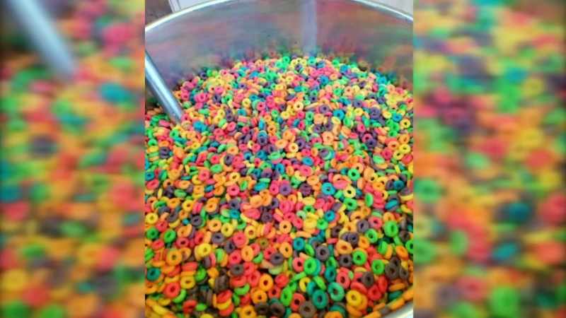 I try to get creative with stuff, like breakfast cereal and