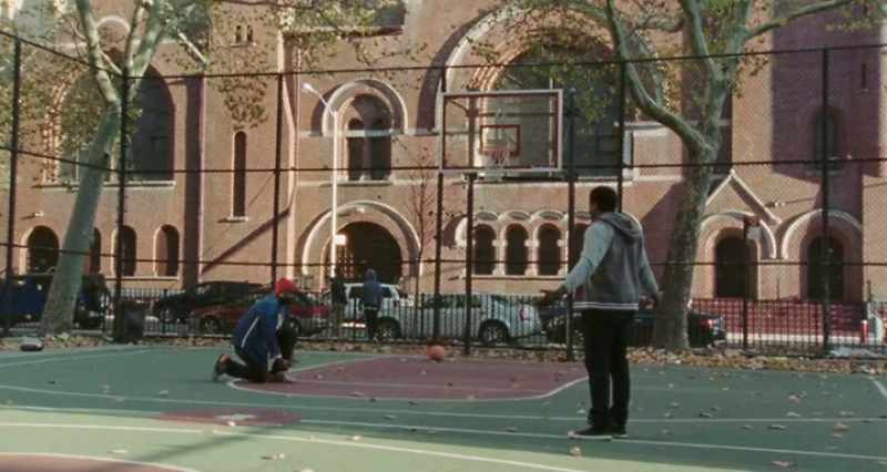 I was tying my shoe. - It hit the rim