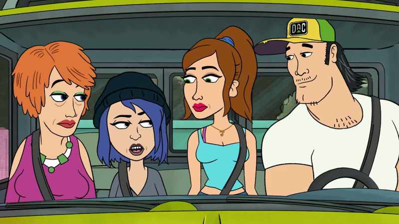 I vote we drive away. -(sighs)