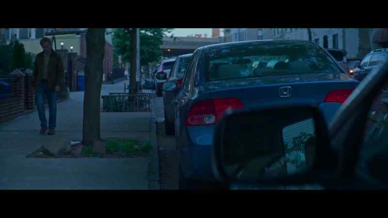 I wait outside his place