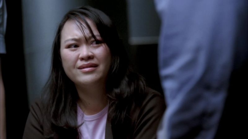 I waited for her