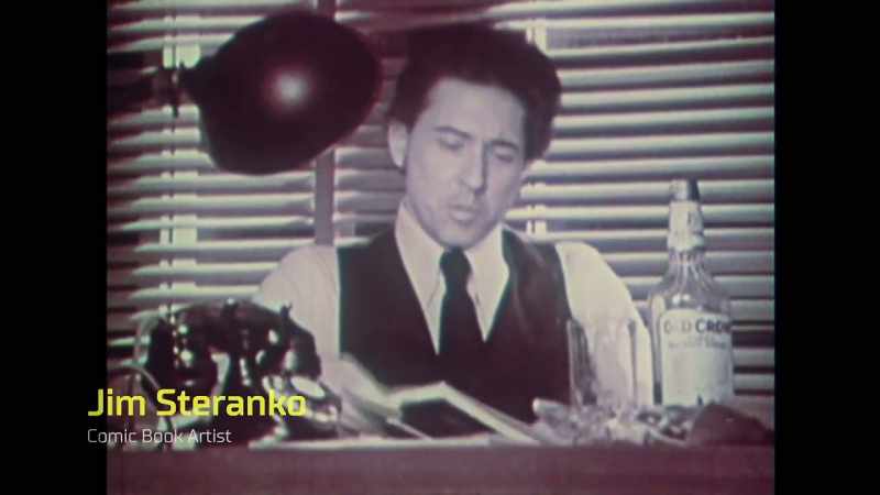 I walked into a room and Jim Steranko was there