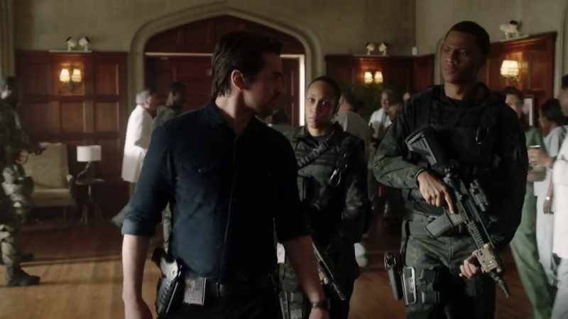 I want soldiers at every entrance and exit