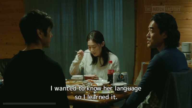 I wanted to know her language so I learned it