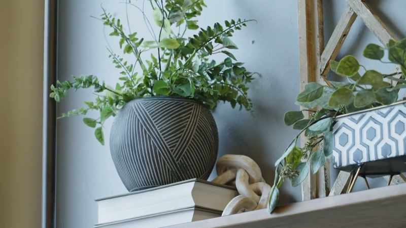 I wanted to style these shelves exactly