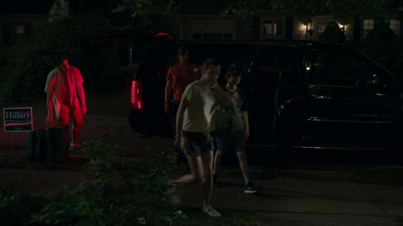 I wasn't even at home, unloading the car