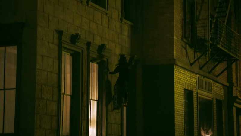 I watch him in the night
