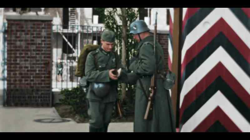 We found downtown a German soldier