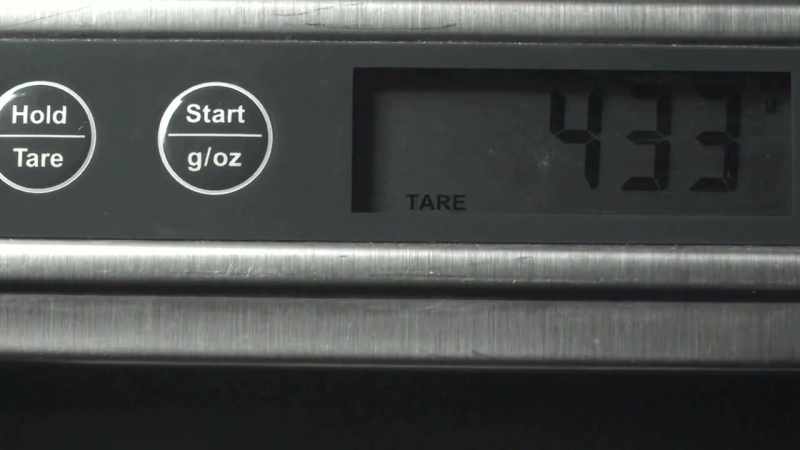 I weighed it for at least six to eight months
