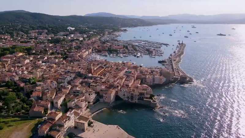 I went to a party in Saint-Tropez