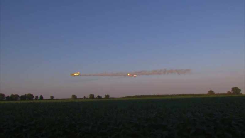 I went back to flying, and the aircraft's vibrating