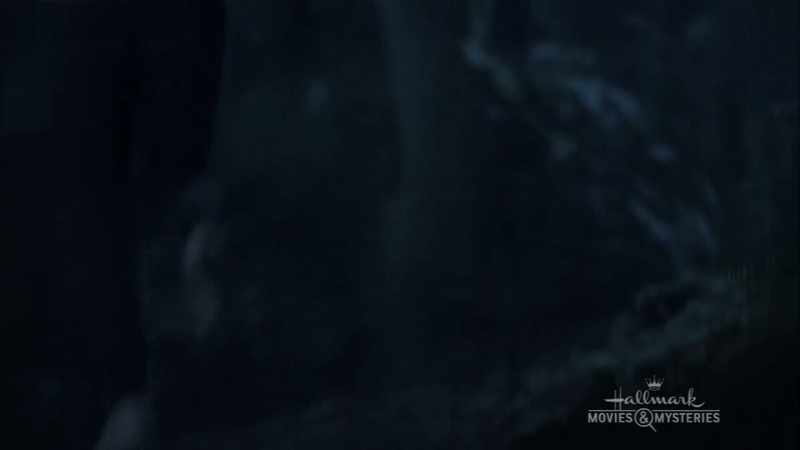 I went down a cliff, up the stream to the bridge