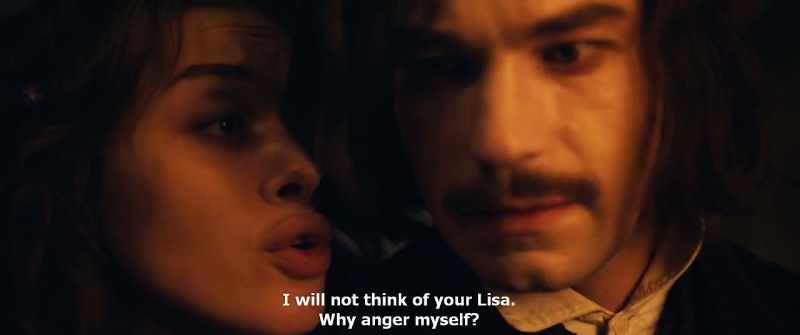 I will not think of your Lisa. Why anger myself?