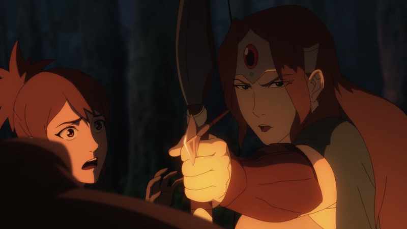 I will shoot through you. Why did you hide who you really were?