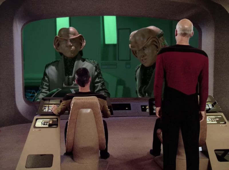 I will wait no longer, Picard. - The answer is no