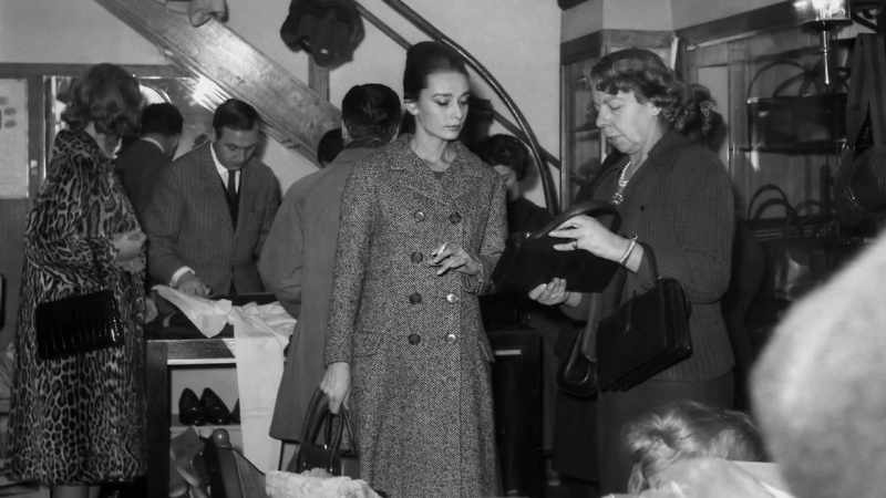 I was with Audrey, we went to do shopping