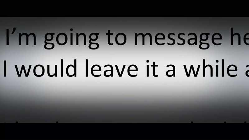 I would leave it a while